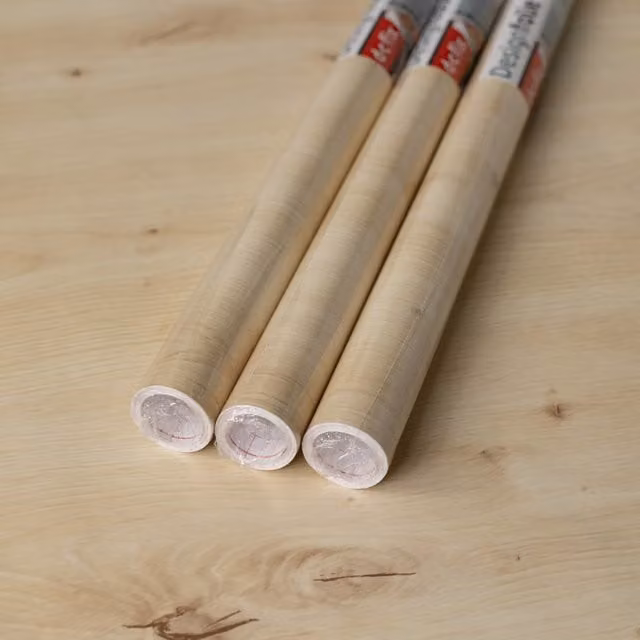 dc fix Scandinavian Oak Self Adhesive Vinyl Wrap for Kitchen Doors and Worktops, Beige, W: 67.5 cm, L: 2 m (Pack of 3)