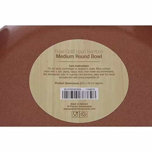Orsina Kyoto Round Medium Bowl in Gold – 3