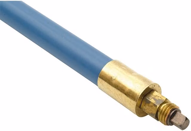 Bailey Lockfast Blue Polypropylene Plastic Rod