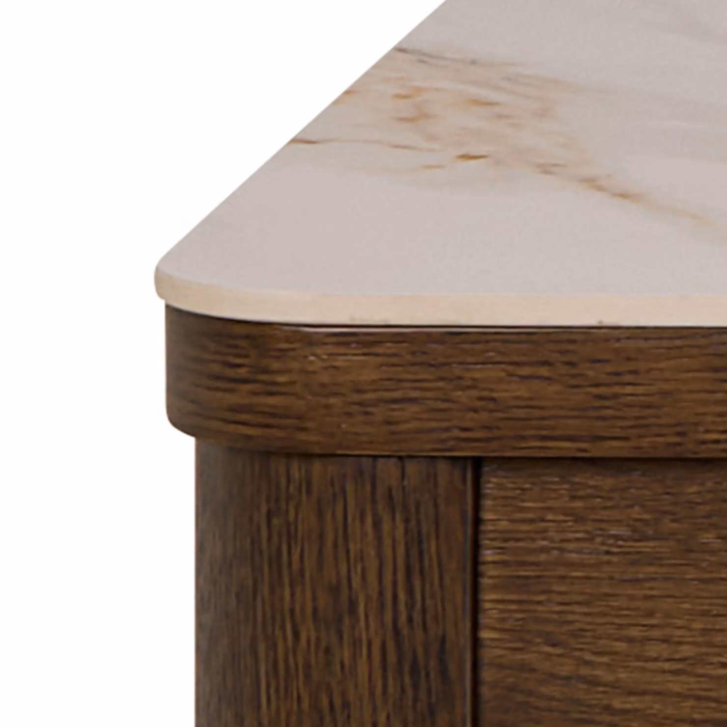 Furniture To Go Southampton Rectangular Dining Table with Cream Ceramic Top and Oak Legs, W: 180 cm, D: 75 cm, H: 75 cm – 4