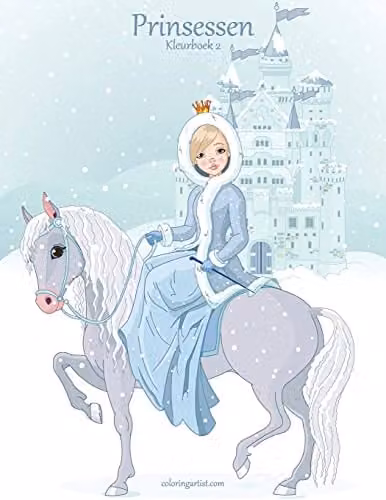 Prinsessen Kleurboek 2: Volume 2 Multicolour Childrens Colouring Book by Createspace