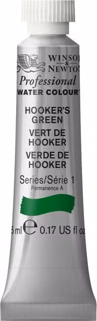 Winsor and Newton Professional Hooker's Green Watercolour Paint, 5ml