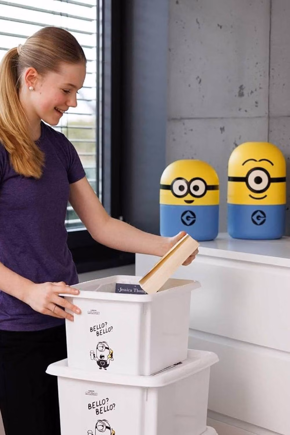 Keeeper Minions Bob Stackable Storage Box, 6 Litre, Multicoloured – 7