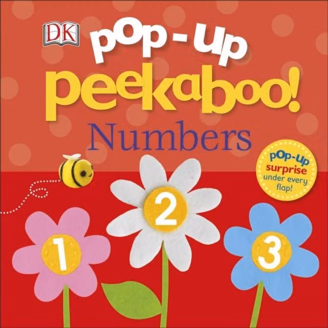 DK Pop-Up Peekaboo Numbers Multicolour Board Book