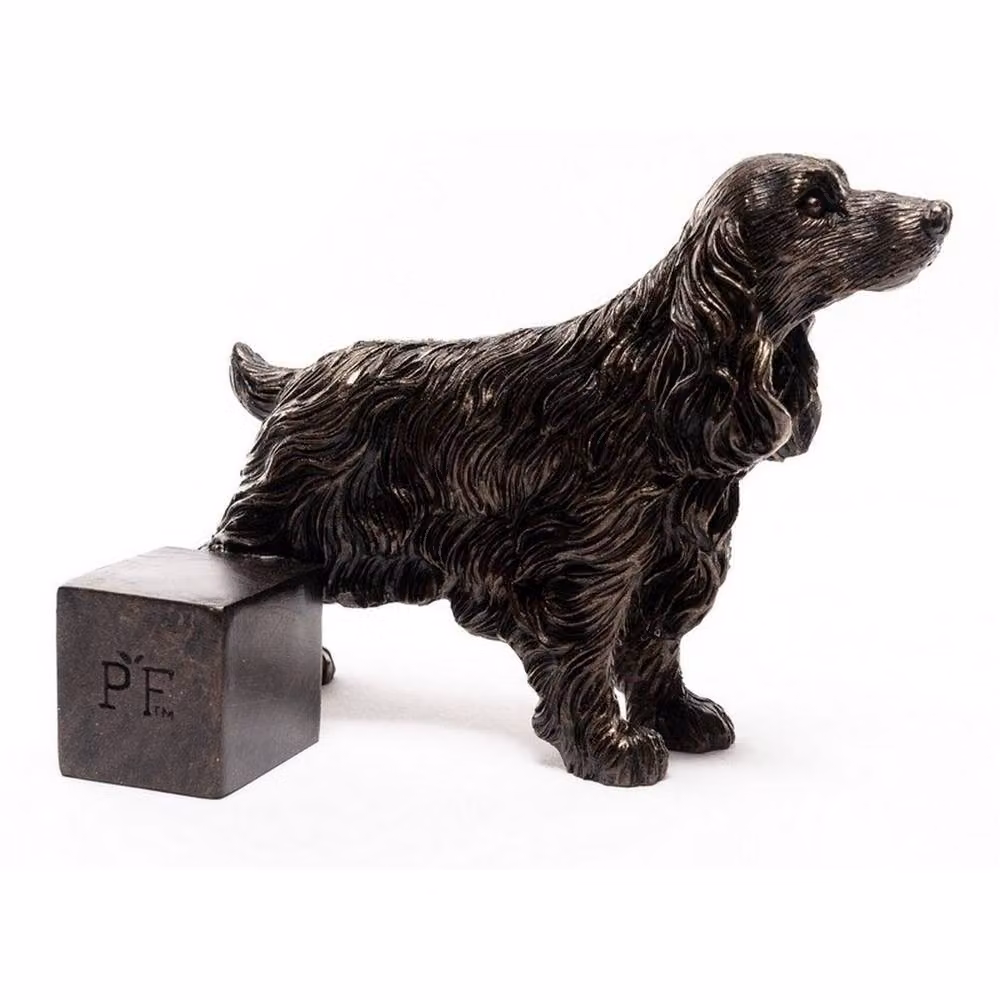 Jardinopia Cocker Spaniel Plant Pot Feet, Set of 3, Bronze, L6 x W11 x H8.5 cm – 3