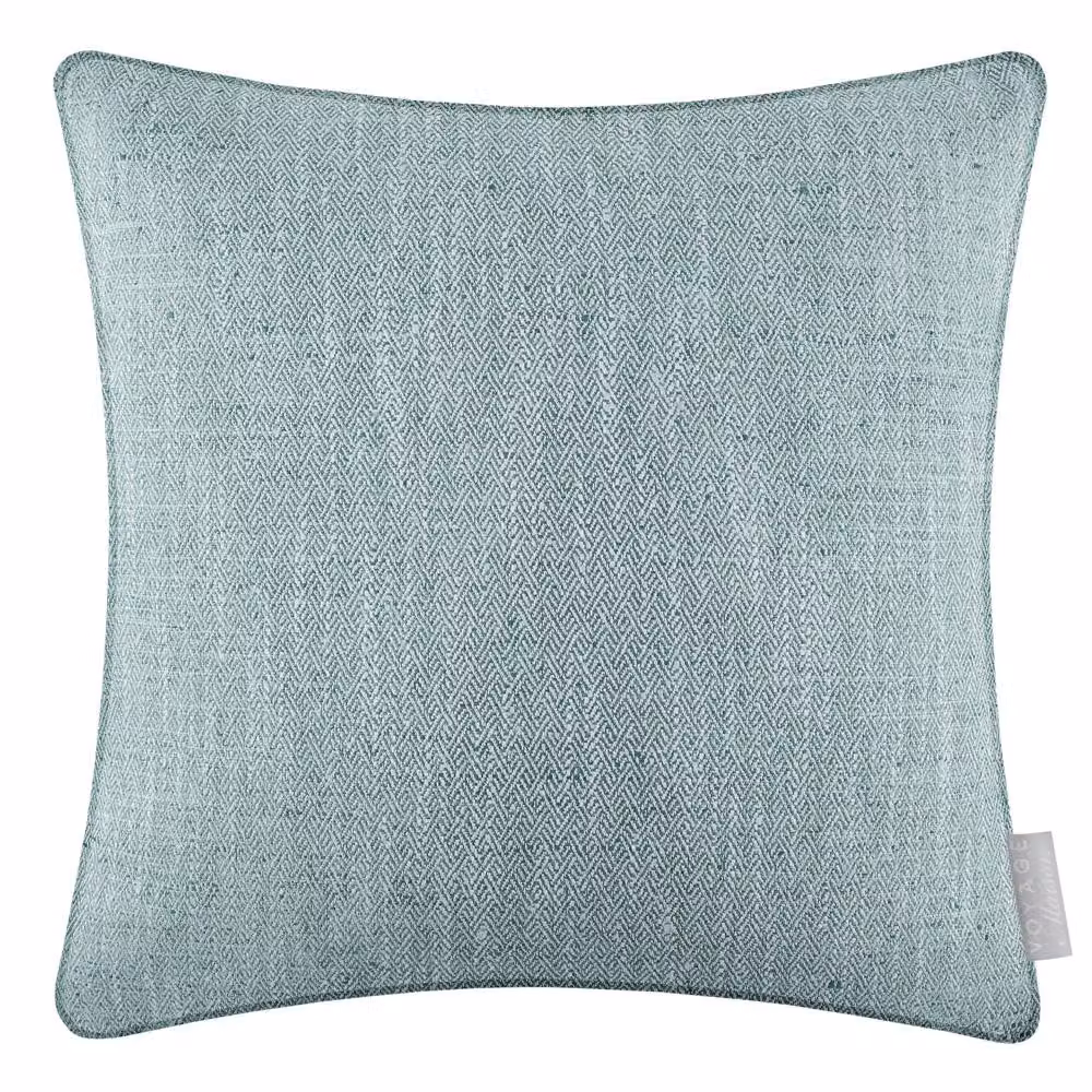 Voyage Maison Jedburgh Feather Filled Square Cushion in Petrol Blue, W/D/H: 50 x 50 x 50 cm – 2
