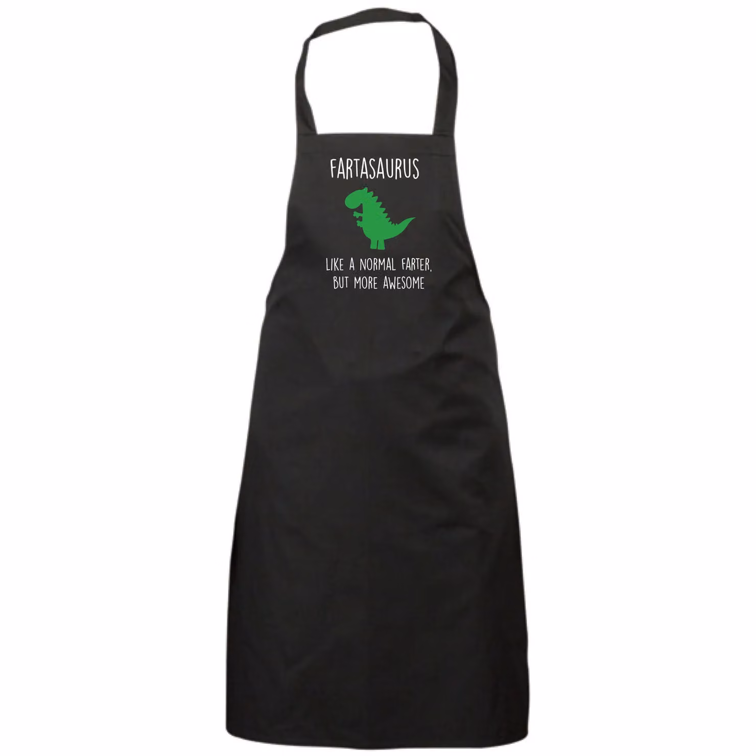60 Second Makeover Fartasaurus Dinosaur Apron in Black – 2