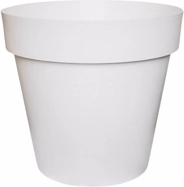 Lemon Pavilion Furniture and Decor Cleo White Tub Planter W: 40 cm, D: 40 cm, H: 35.5 cm