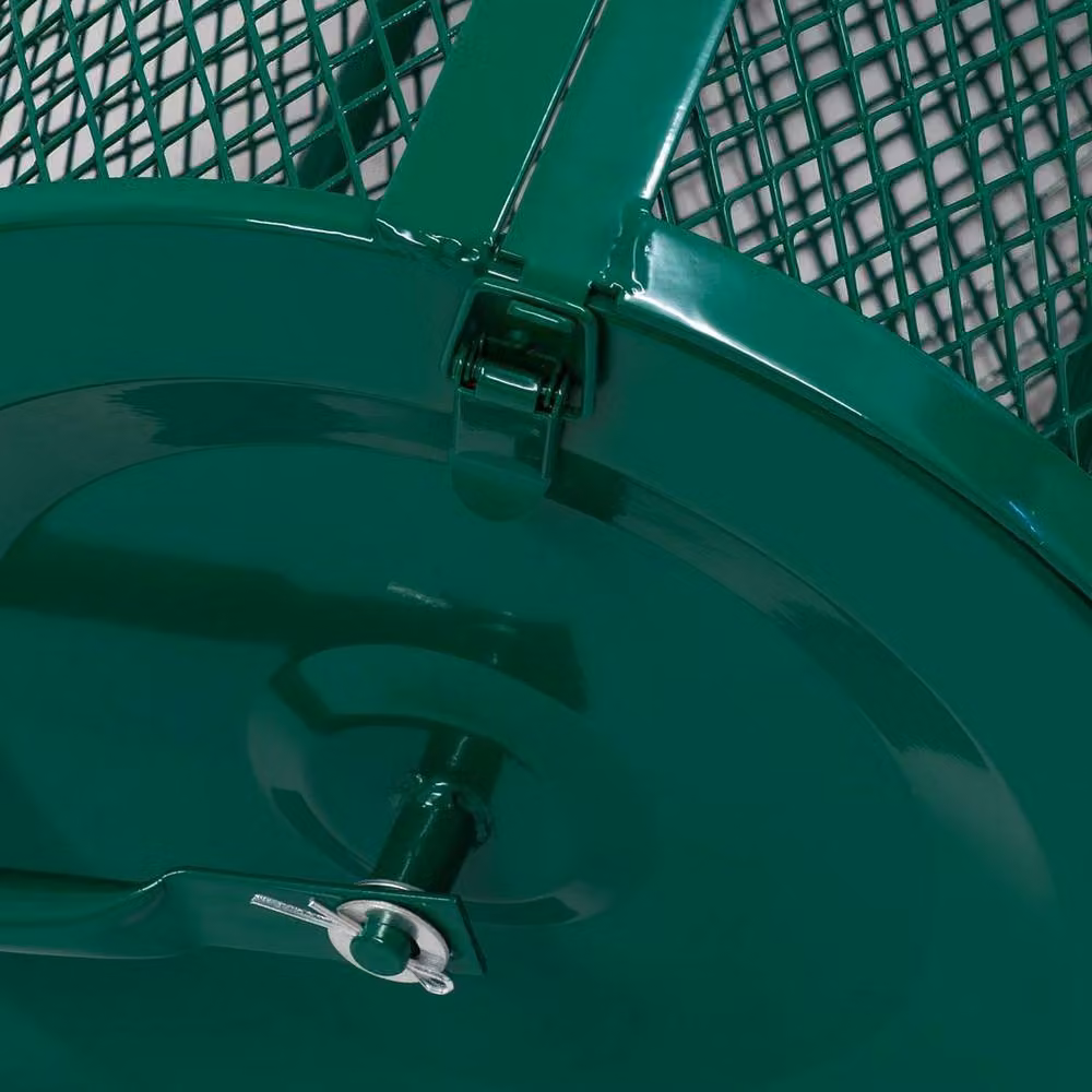 KORVIXA 76L Manual Lawn Compost Spreader and Seed Roller in Green – 3