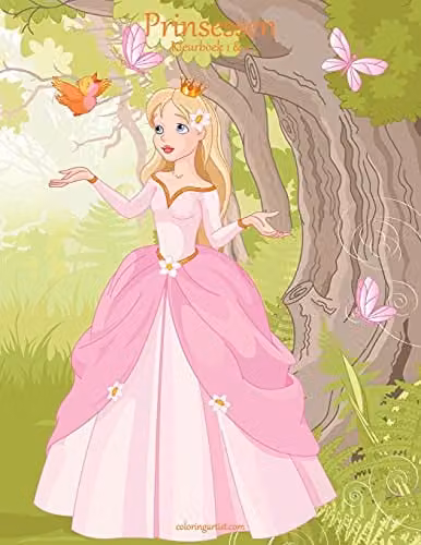Prinsessen Kleurboek 1 & 2 Multicolour Colouring Book by Createspace