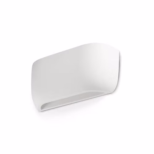 Netlighting Kappu White Plaster Up and Down Wall Lamp with 2x E14 Sockets