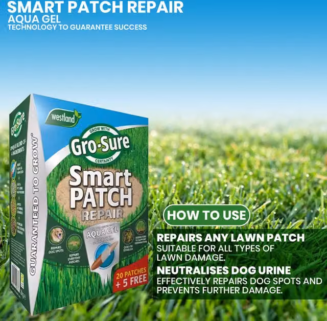 Gro-Sure Smart Patch Lawn Seed Multicolour