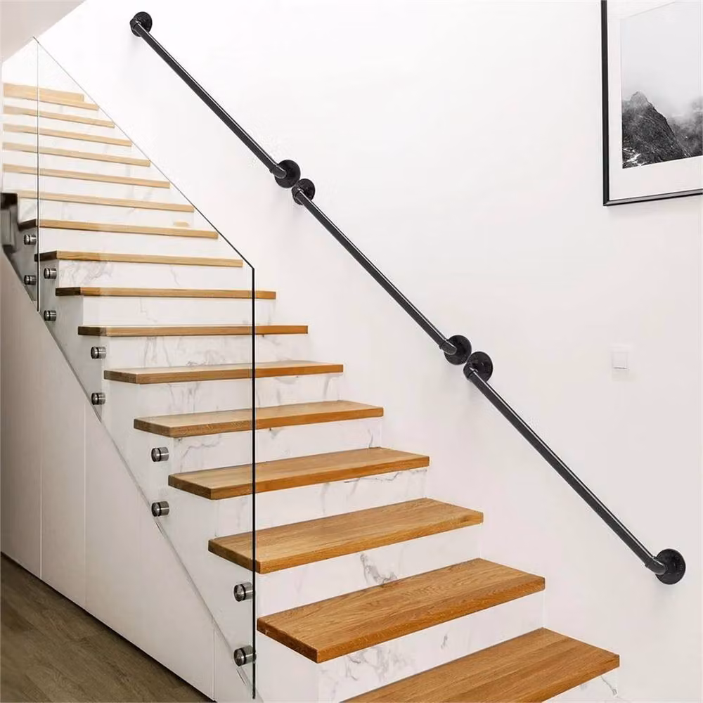 Nordara Black Handrail Stair Rail, W: 100 cm, H: 300 cm – 2
