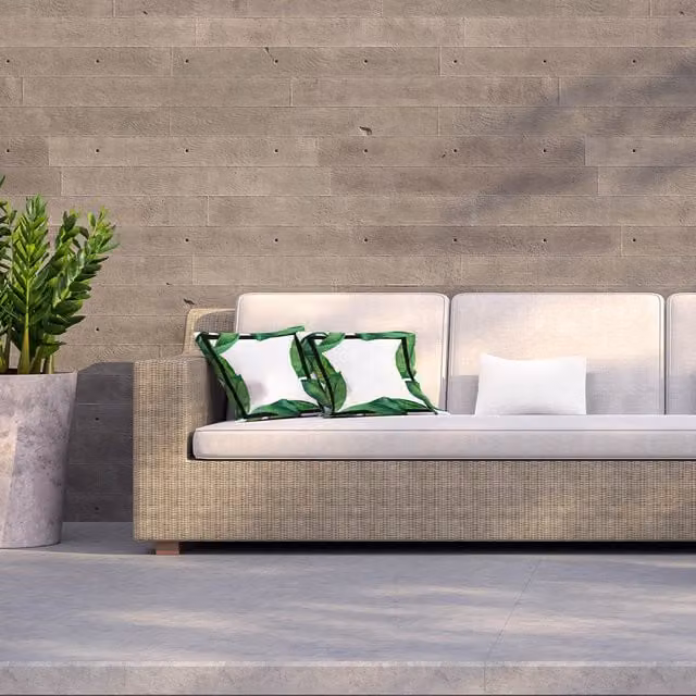 Andrew Lee Botanical Floral Outdoor Square Cushion, Green, White and Black, W/D/H: 60 x 60 x 60 cm