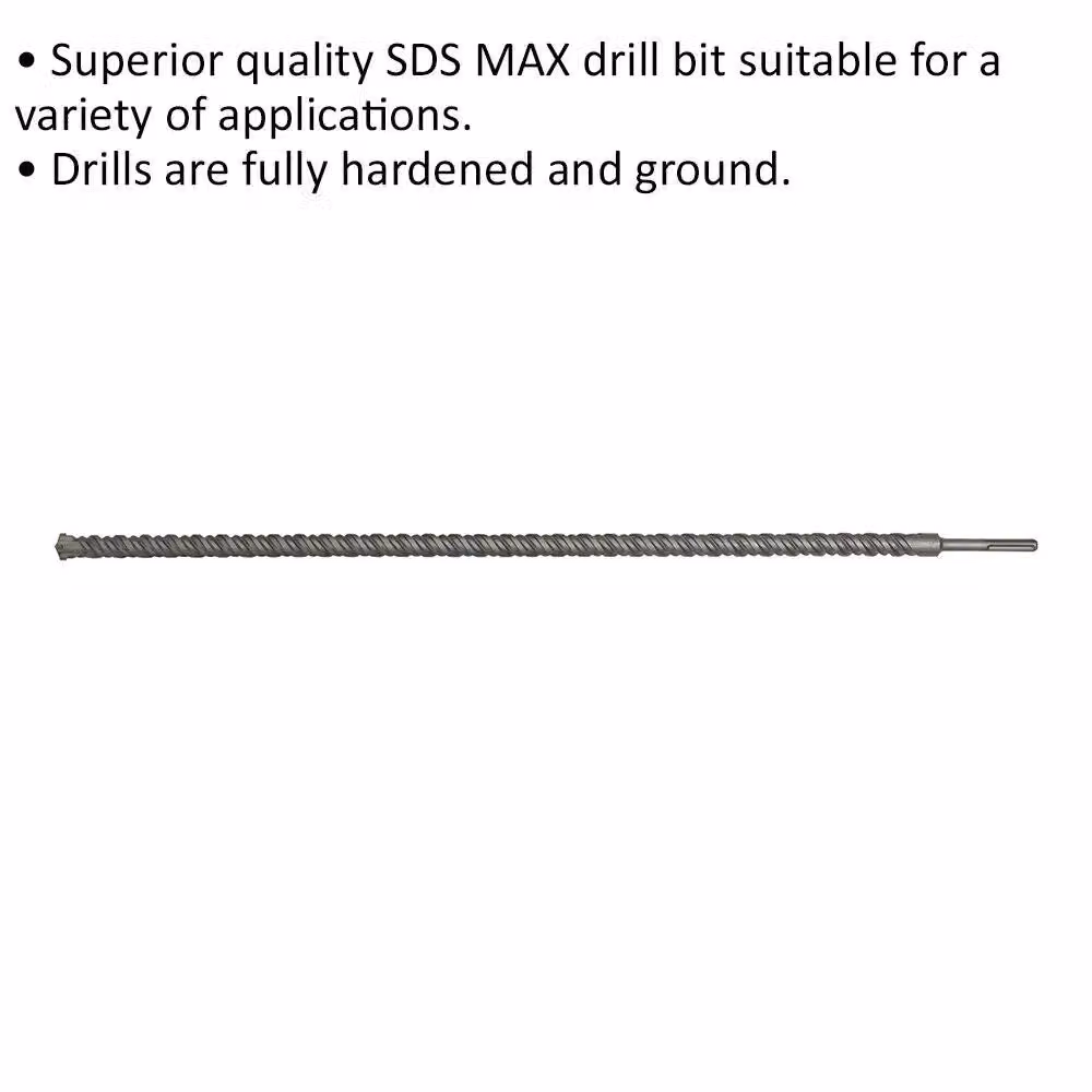 Loops SDS Max Masonry Drill Bit, Multicolour, Diameter: 40 mm, Length: 132 mm – 2