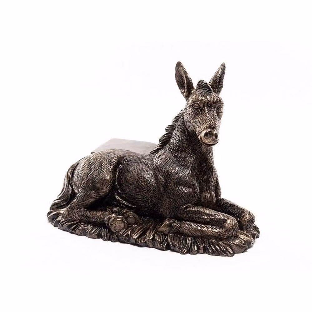 Jardinopia Donkey Foal Plant Pot Feet, Set of 3, Bronze, W: 10.5 cm, D: 8 cm, H: 8.5 cm – 2
