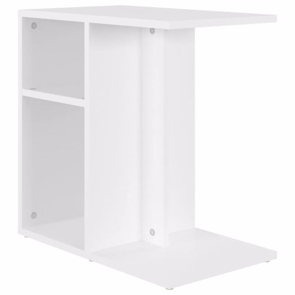 Berkfield Home Modern White Side Table, W/D/H: 50 x 30 x 50 cm – 2