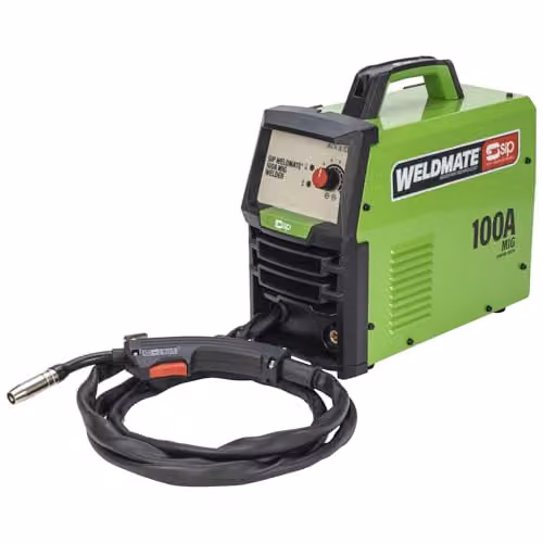 SIP Weldmate 100A MIG Gasless Flux Core Inverter Welding Machine, Green – 1