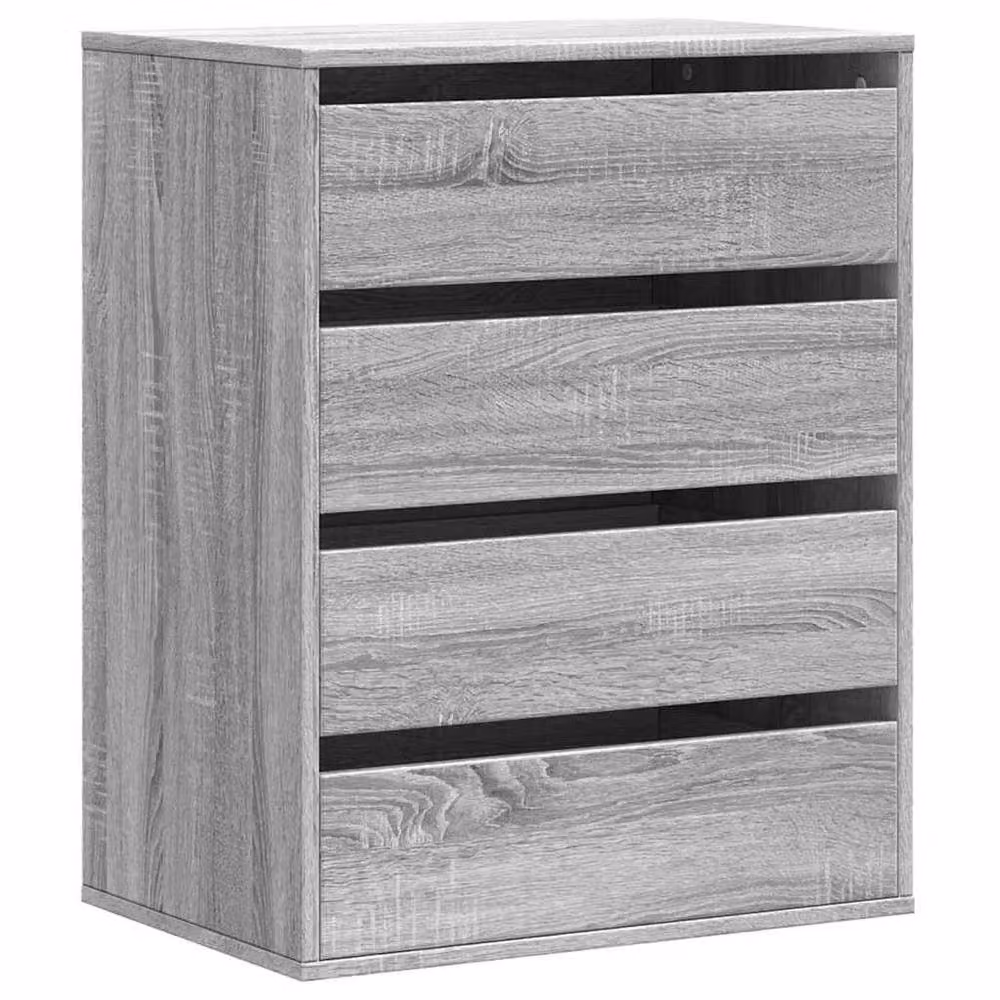 Berkfield Home Classic Corner Chest of Drawers in Grey Sonoma, W/D/H: 60 x 41 x 76 cm – 2