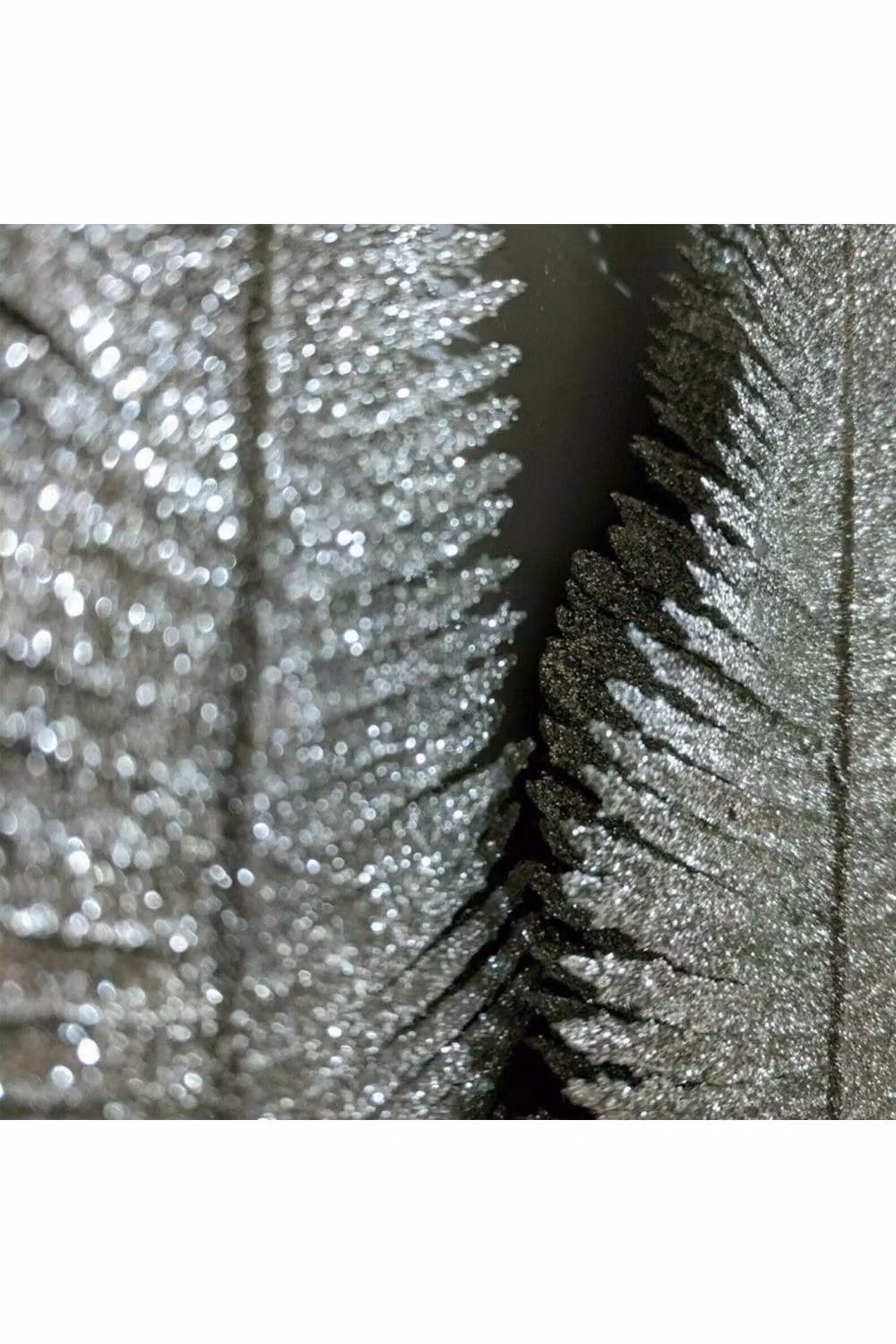 KDMD 6 Pack Christmas Feather Bauble Ornaments in Silver, Gold and White – 3
