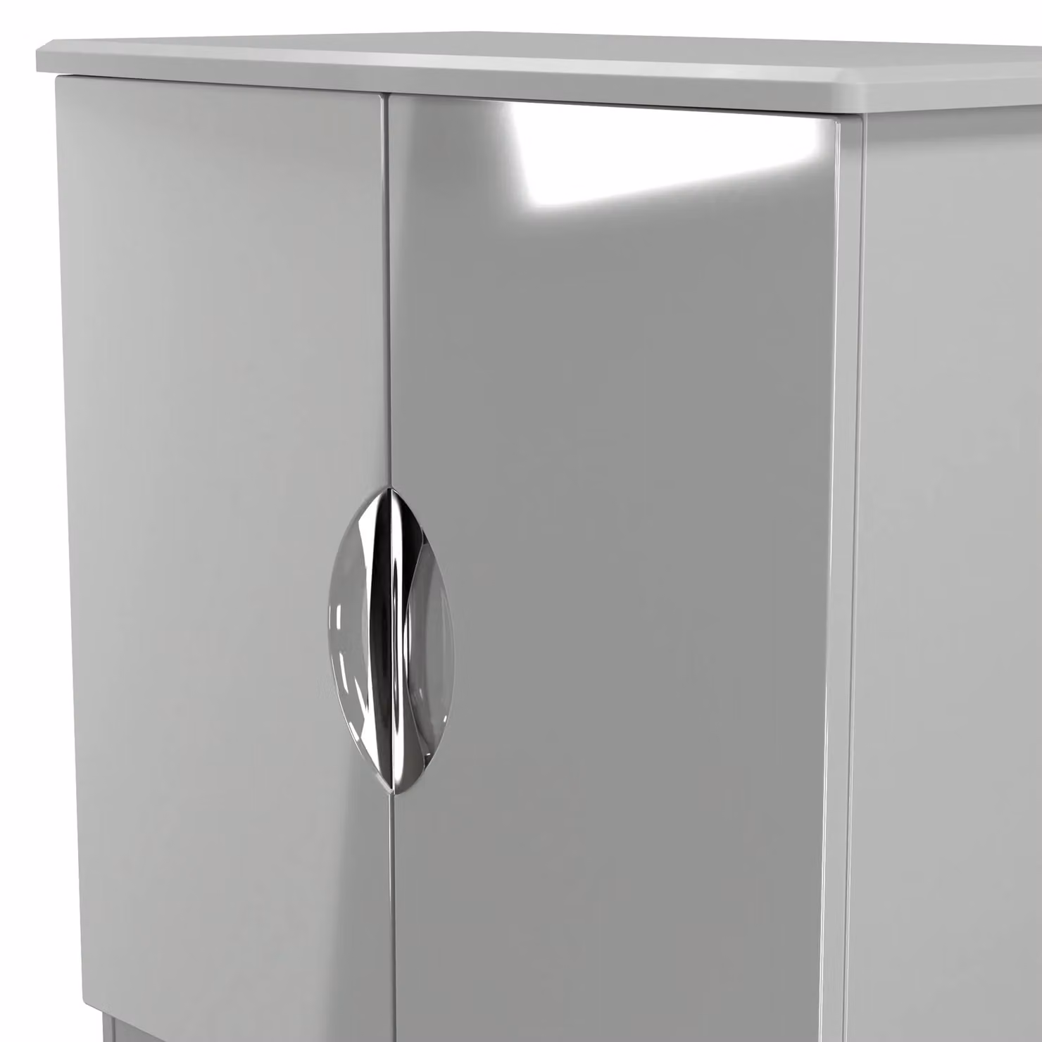 Ready Assembled 2 U Holborn 2 Door Cabinet in Mid Grey – 3