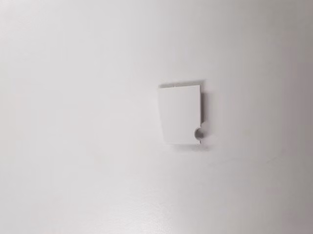 Plaslyne White Plastic External Window Cill End Caps, 85mm, Pair