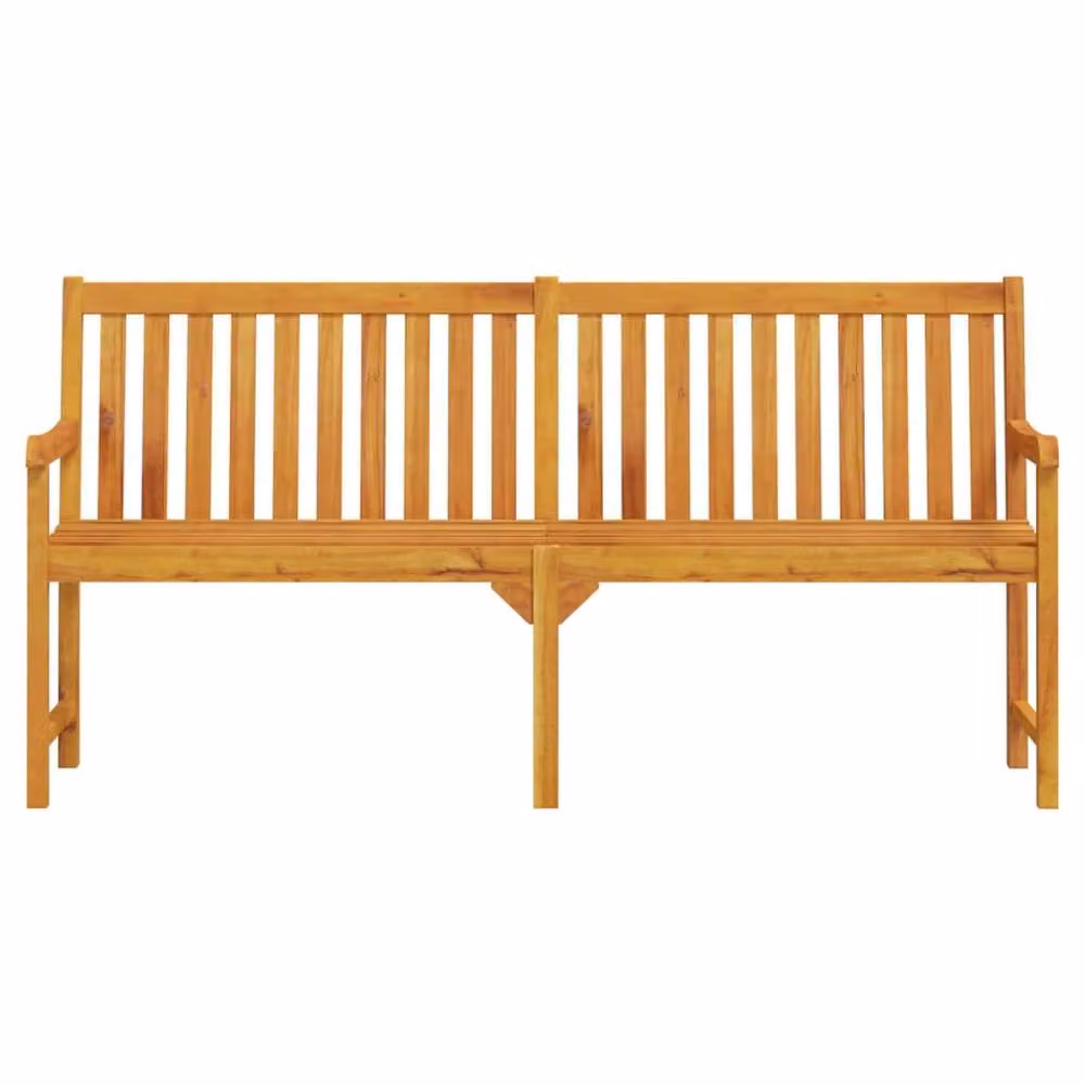 Berkfield Home Classic Garden Bench in Brown Solid Oiled Acacia Wood, Width: 180 cm – 3