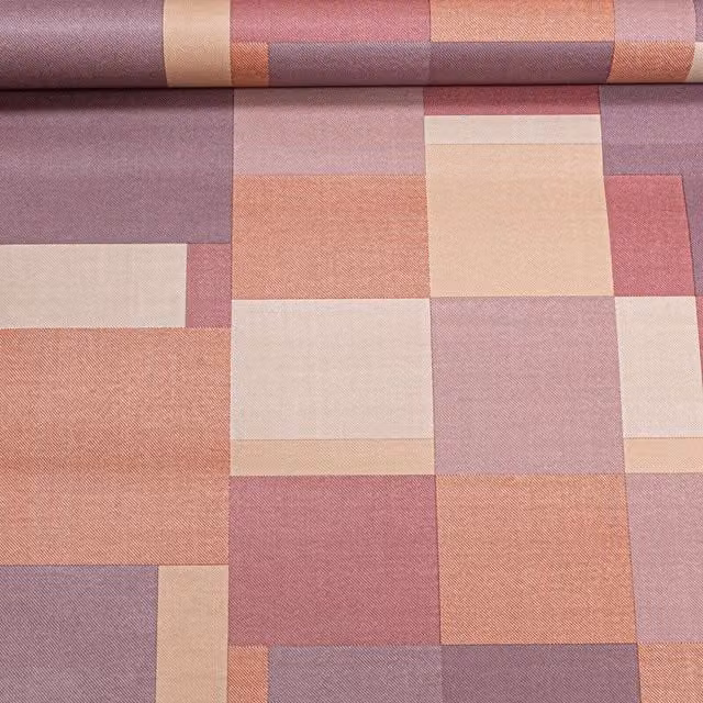 Arthouse Geometric Retro Abstract Wallpaper in Silver and Multicolour