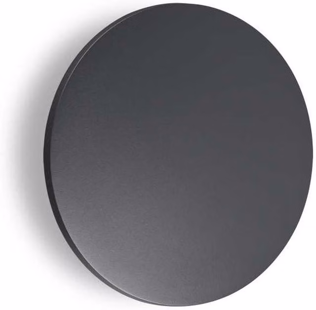 Ideal Lux Punto Integrated LED Outdoor Flush Wall Lamp in Anthracite Grey