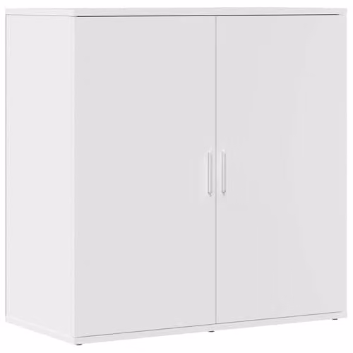 vidaXL Modern White Sideboard in MDF, W/D/H: 79 x 38 x 80 cm – 1