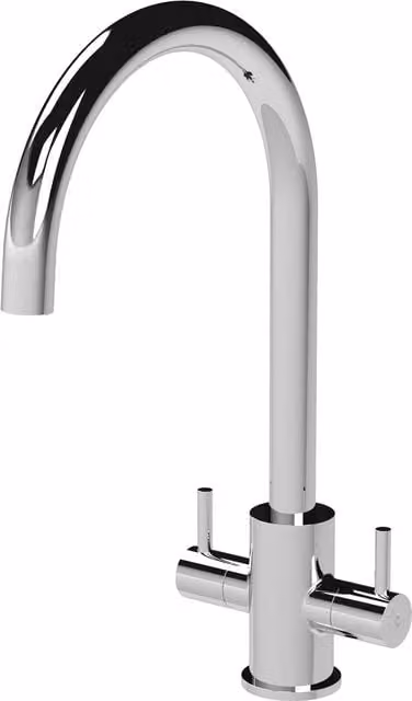 Balterley Lacerta Single Lever Kitchen Mixer Tap, Polished Chrome Silver, H 24.6 cm x W 23.9 cm x D 20.7 cm