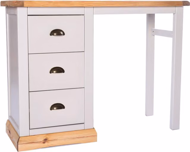 Cabinet Bits Bomporto 3 Drawer Dressing Table in Grey