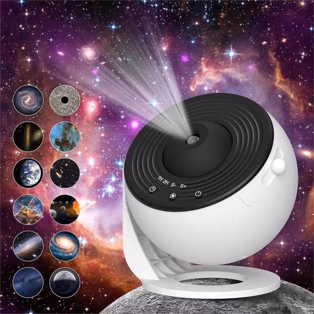 Nordara Planetarium Starry Sky Projector Night Light in White – 2