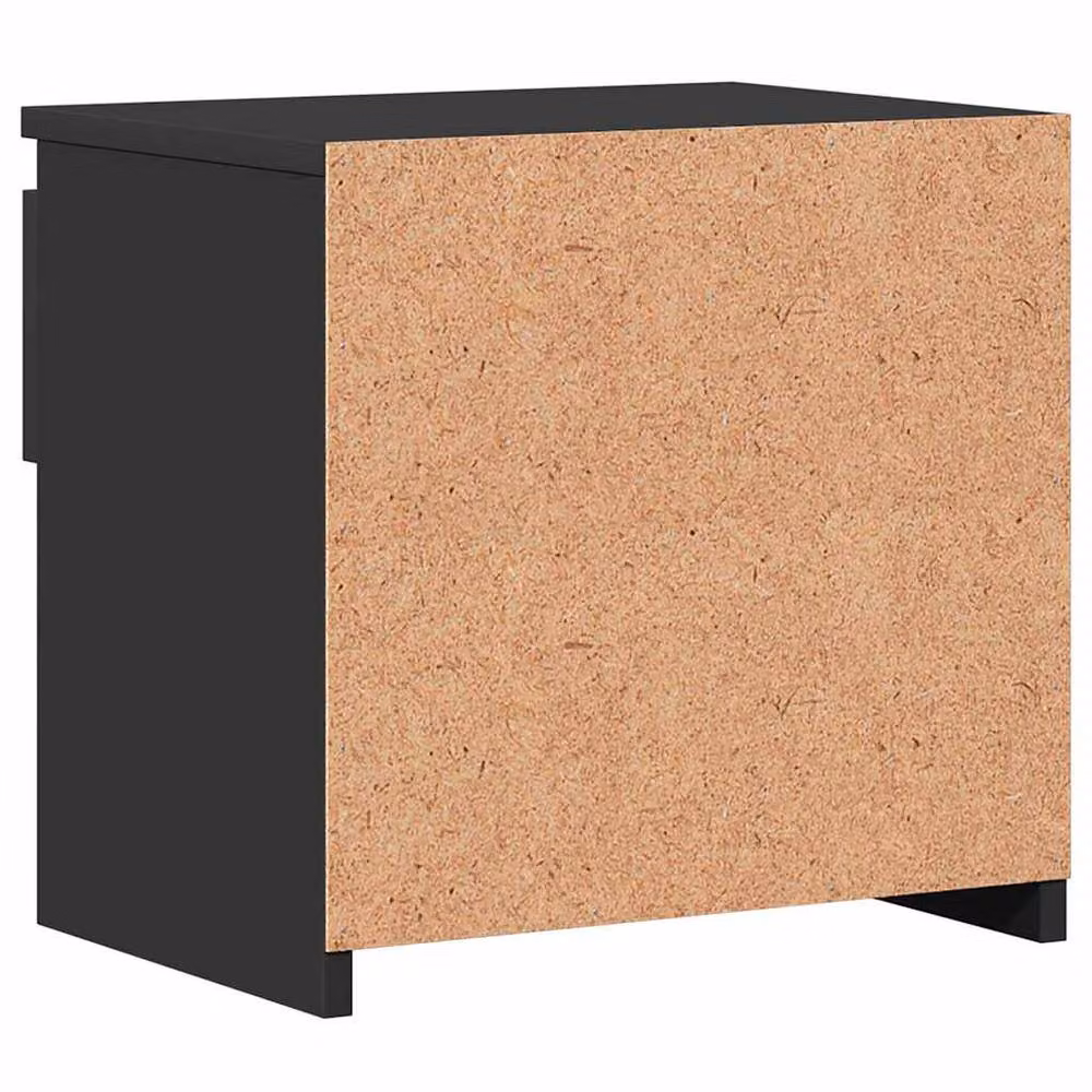 Berkfield Home Elegant Bedside Cabinet in Black, W/D/H: 40 x 30 x 39 cm – 6