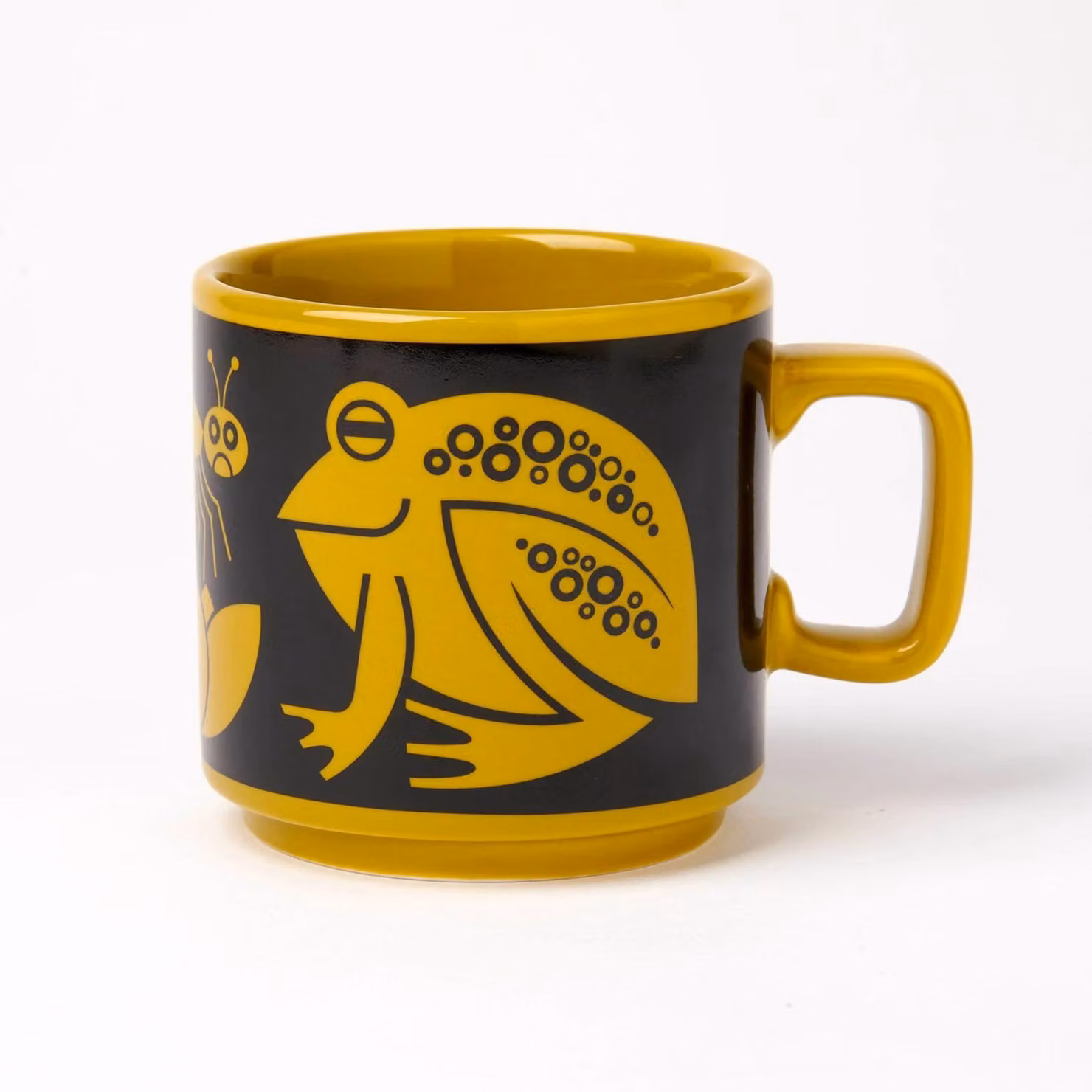 Magpie x Hornsea Frog Ceramic Mug, Yellow