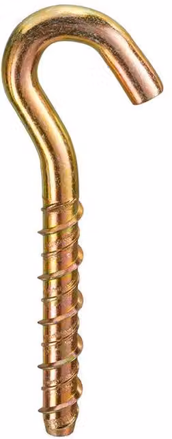 Thunderbolts All-Purpose Hook Bolt Anchors, Gold, M6 x 50mm, Box of 50