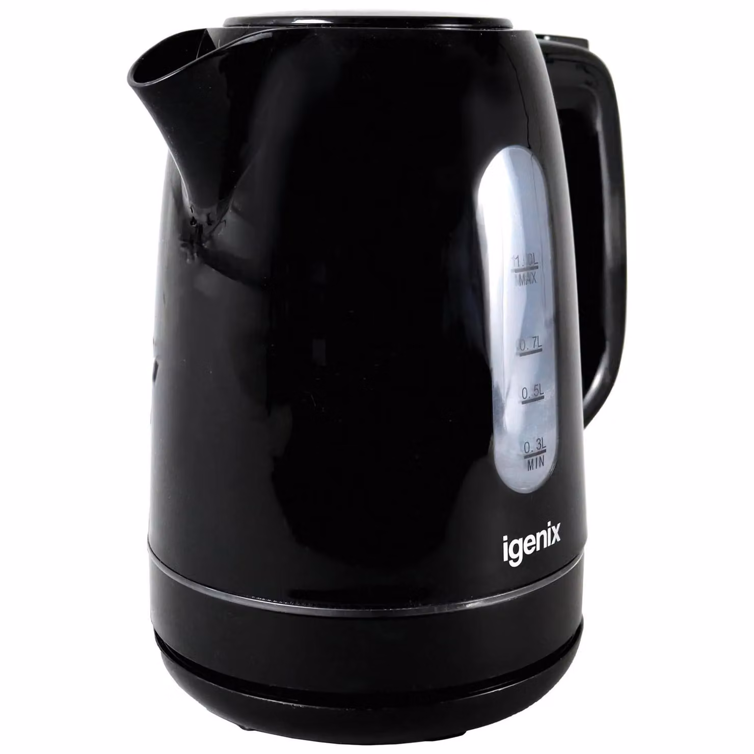 Igenix Cordless Electric Jug Kettle, 1 Litre, 2200 Watt, Black – 2