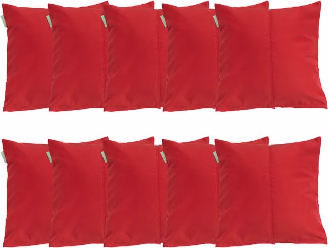 Gardenista Premium Red Square Garden Scatter Cushion, 45.72 cm x 45.72 cm