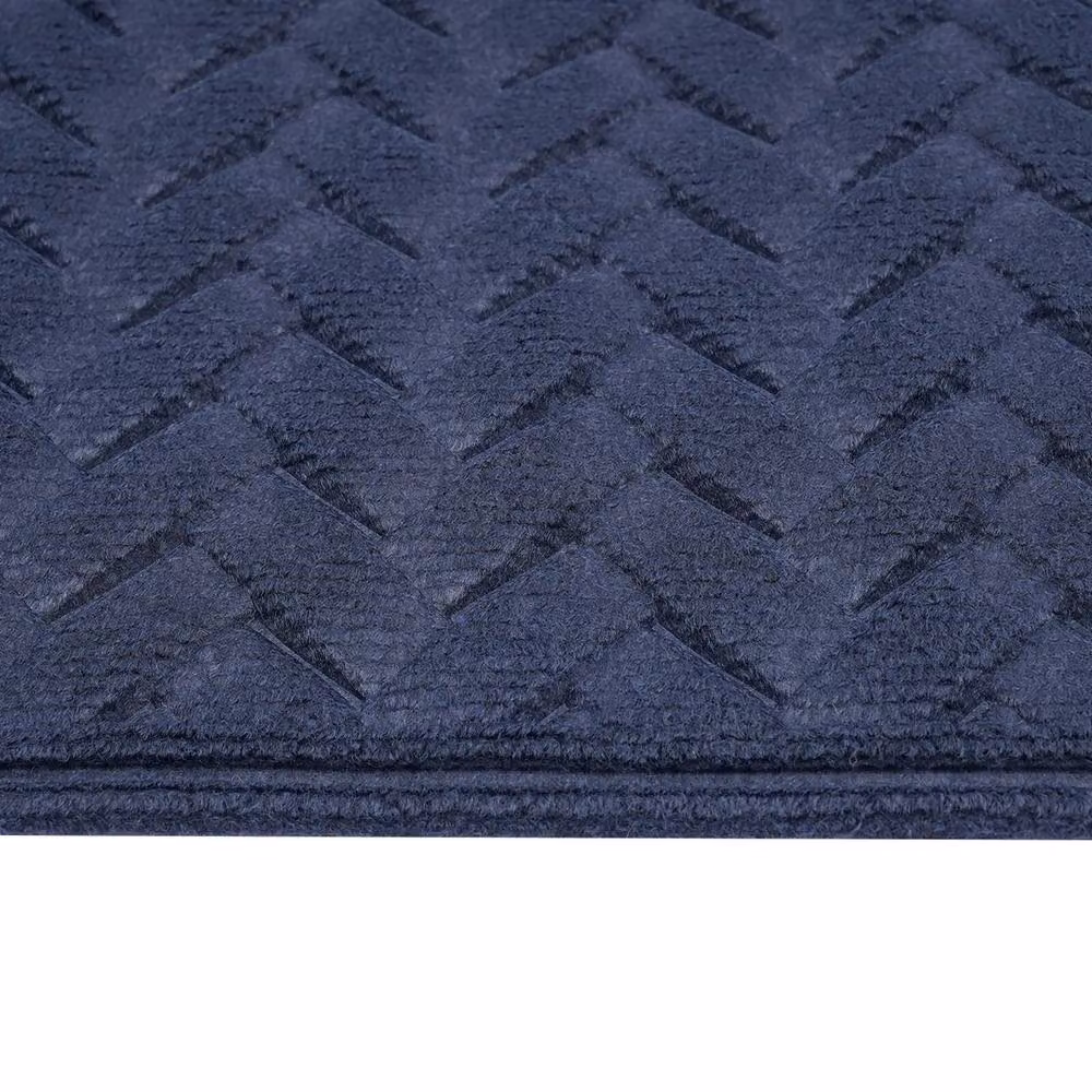 VOGREX Heavy Duty Dirt Trapper Door Mat in Blue, W/D/H: 120 x 60 x 0.5 cm – 3