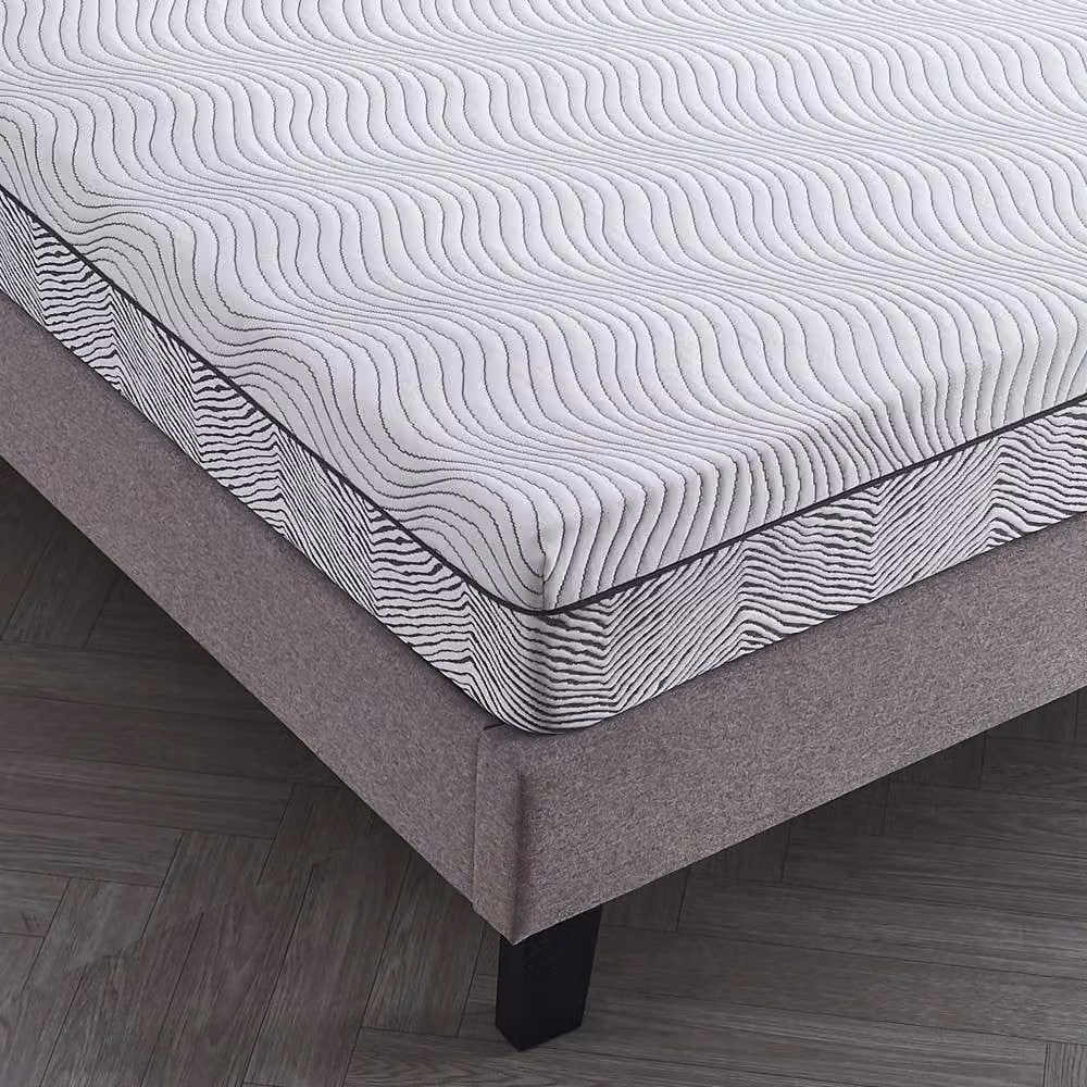 Rolipo Single Memory Foam Mattress, White, W/D/H: 90 x 190 x 20 cm – 1
