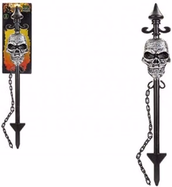 KDMD Scary Halloween Party Lawn Stakes, 2 Pack, Black