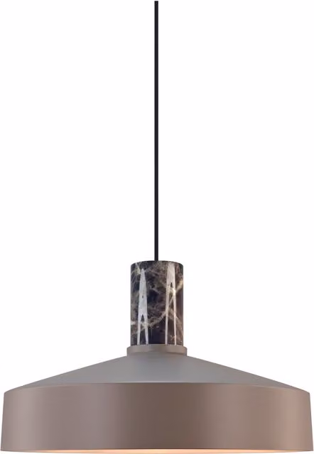 Nordlux Elvas Pendant Light, Brown Metal, Diameter: 38 cm – 1