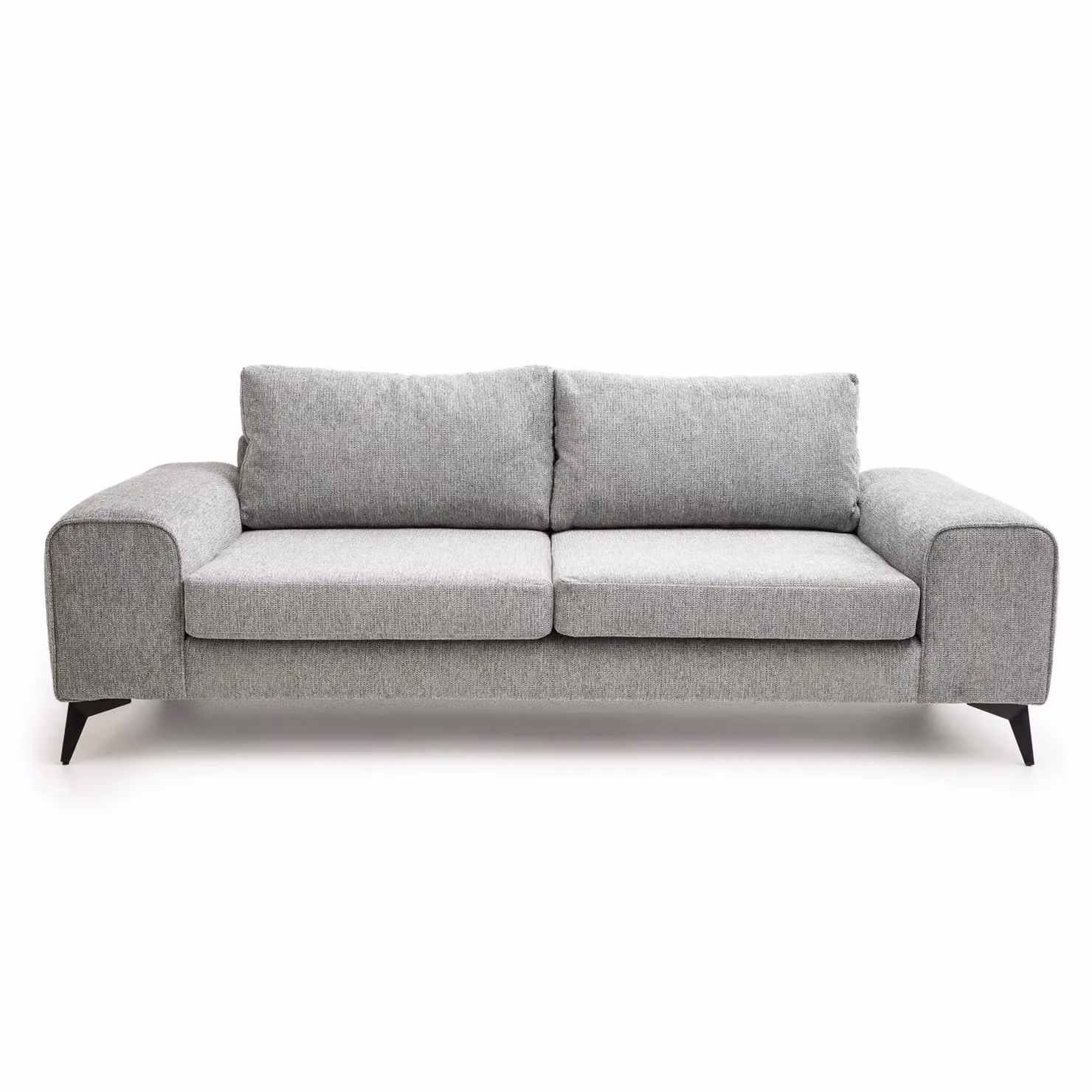 Abakus Direct Venice 3 Seater Fabric Sofa in Grey – 3