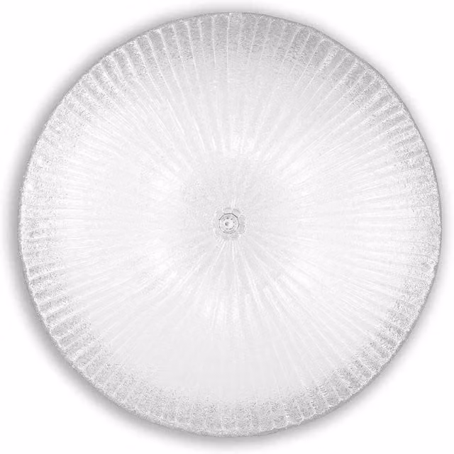 Ideal Lux Shell 6-Light Flush Ceiling and Wall Light in Chrome with Transparent Glass and E27 Sockets