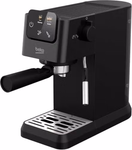 Beko CaffeExperto Manual Espresso Machine with Integrated Milk Frother and Touch Display, Black, W: 42.5 cm, D: 31.0 cm, H: 14.5 cm – 3