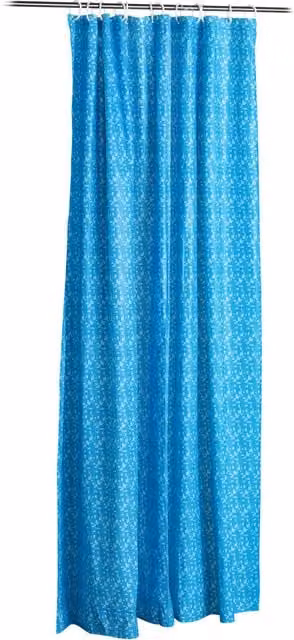 Orsina Blue Waterproof PEVA Shower Curtain with Mosaic Pattern, W/H: 180 x 180 cm