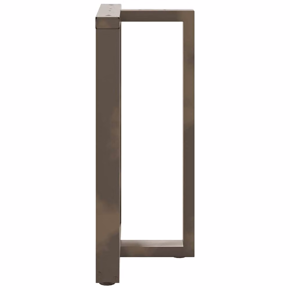 Berkfield T-Shaped Home Bar Table Legs, 2 Pieces, Black Steel, W: 60 cm, D: 35 cm, H: 90-91 cm – 3
