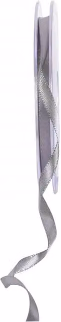 KDMD Gunmetal Grey Satin Ribbon, 6mm, 5 Pack
