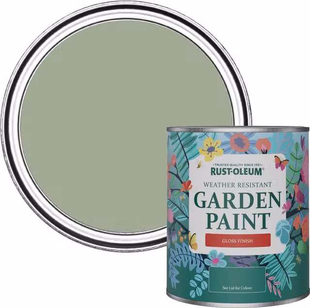 Rust-Oleum Garden Paint in Gloss Finish, Green, 0.75 l