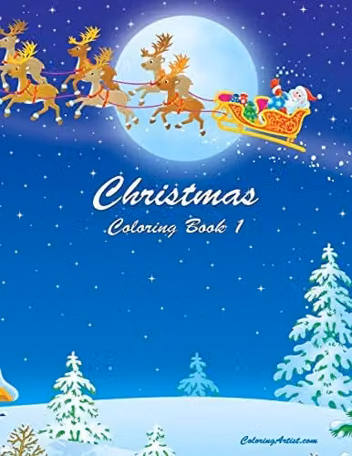 Christmas Coloring Book 1: Volume 1 for Children by Createspace
